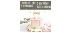 Cake Topper LED "Happy Birthday"