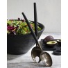 Zie dia Saladebestek Zwart Handvat Mangohout 33,5 cm