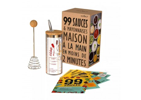 Coffret Shaker 99 Sauces Maison en Moins de 2 Minutes 