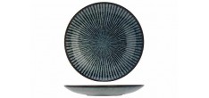 Atlantis Stripe Azuurblauwe Ombré Bord 21,5 cm