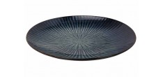 Atlantis Stripe Azuurblauwe Ombré Bord Plat Bord 27,5 cm