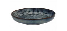 Atlantis Stripe Azuurblauwe Ombré Bord 24 cm