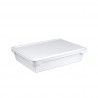 Zie dia Pizzadeegdozen met Deksel 42x32x9 cm 2 st