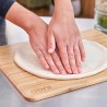 Zie dia Bamboe Deksel voor Pizzadeeg Kratten 42x32 cm