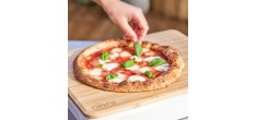 Bamboe Deksel voor Pizzadeeg Kratten 42x32 cm