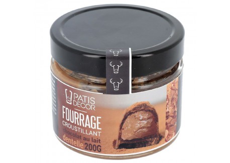 Krokante Melkchocolade en Crêpes Dentelle Vulling 200 g