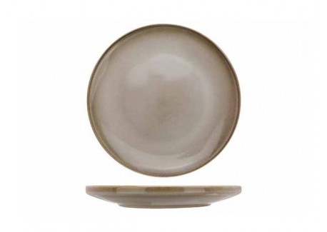 Conico Assiette Plate Beige Sable 27 cm