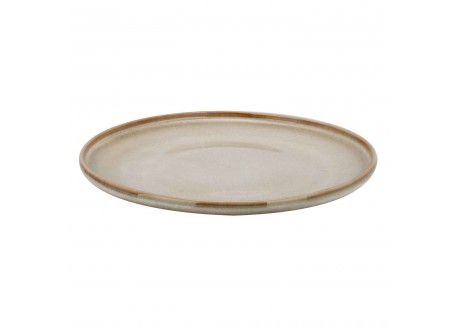 Conico Assiette Plate Beige Sable 27 cm