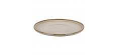 Conico Assiette Plate Beige Sable 27 cm