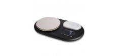 Elektronische keukenweegschaal 10kg/0,1g dubbele schaal