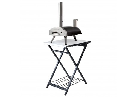 Klaptafel voor pizzaoven 57,5x70x90 cm