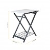 Voir la slide Table Pliante pour Four à Pizza 57,5x70x90 cm