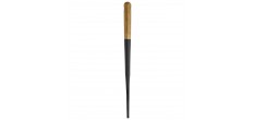 Cuillère à Risotto Silicone Noir Manche Bois 31 cm
