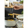 Voir la slide Louche à Soupe Silicone Noir Manche Bois 31 cm