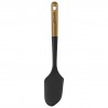 Zie dia Spatel Houten Handvat Zwart Silicone 30 cm