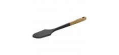 Spatel Houten Handvat Zwart Silicone 30 cm