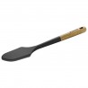 Zie dia Spatel Houten Handvat Zwart Silicone 30 cm