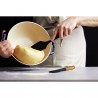 Zie dia Spatel Houten Handvat Zwart Silicone 30 cm
