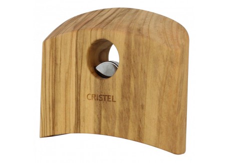Casteline Set Poignée et Manches Amovibles Bois d'Olivier 3 pcs