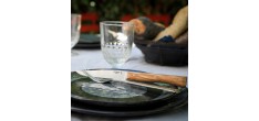 Coffret Couteaux de Table "Facette" Olivier 4 pcs