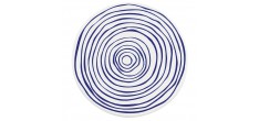 Nordic Sous Plat Rond en Céramique Circles 20 cm