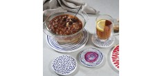 Nordic Circles Keramiek Ronde onderzetter 20 cm