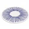 Voir la slide Nordic Sous Plat Rond en Céramique Lines 20 cm