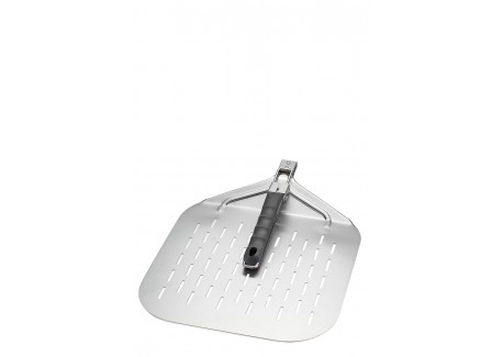Geperforeerde Pizzaschep met Inklapbare Handgreep 63x32 cm