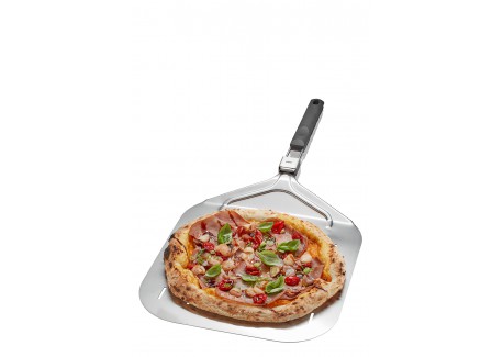 Geperforeerde Pizzaschep met Inklapbare Handgreep 63x32 cm