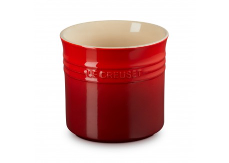 Grand Pot à Ustensiles Rouge Cerise 2,3L 
