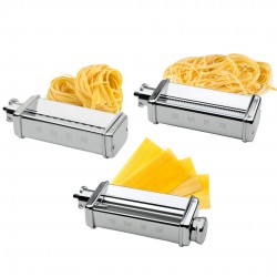 Kit Laminoir 3 pces Machine à Pâtes Fraîches pour Robot patissier SMP0