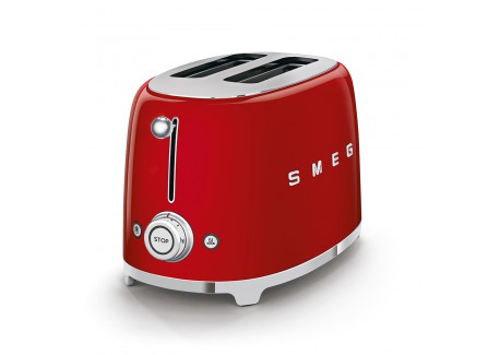 Grille-Pain 2 Tranches Inox Rouge TSF01RDEU