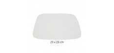 Feuilles de Cuisson Perforées 20 pcs Pour AirFryer XL 23x23 cm