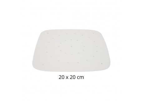 Feuilles de Cuisson Perforées 20 pcs Pour AirFryer 20x20 cm