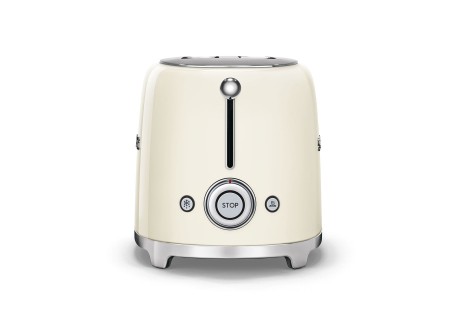 Grille-Pain 2 Tranches Inox Blanc Creme TSF01CREU