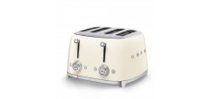 Broodrooster 4 Sneetjes Witte Creme RVS TSF03CREU