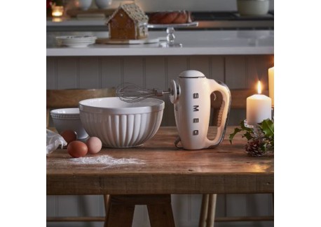 Witte Creme Creme Elektrische Hanmixer HMF01CREU