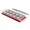 Voir la slide Tablet Moule Ravioli 10 pcs Design avec Rouleau Rouge