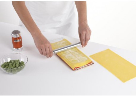 Tablet Moule Ravioli 10 pcs Design avec Rouleau Rouge