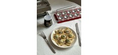 Tablet Moule Ravioli 10 pcs Design avec Rouleau Rouge