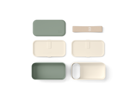 Original Bento LunchBox Natural Groen Made in France 1 L