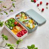 Zie dia Original Bento LunchBox Natural Groen Made in France 1 L