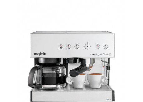 L'Expresso et Filtre Automatic Mat Chroom