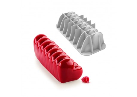 3D Siliconen Bakvorm Hart Kerstlog