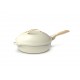 Fabuleuse Koekenpan met Antiaanbaklaag 28 cm Wit Meringue 4,5L