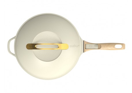 Fabuleuse Koekenpan met Antiaanbaklaag 28 cm Wit Meringue 4,5L