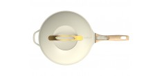 Fabuleuse Poêle Anti-Adhésive 8 en 1 28 cm Blanc Meringue 4,5L