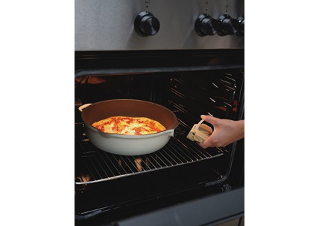 Fabuleuse Poêle Anti-Adhésive 8 en 1 28 cm Blanc Meringue 4,5L