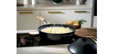 Fabuleuse Poêle Anti-Adhésive 8 en 1 28 cm Blanc Meringue 4,5L