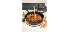 Fabuleuse Koekenpan met Antiaanbaklaag 28 cm Zwart Meteoor 4,5L